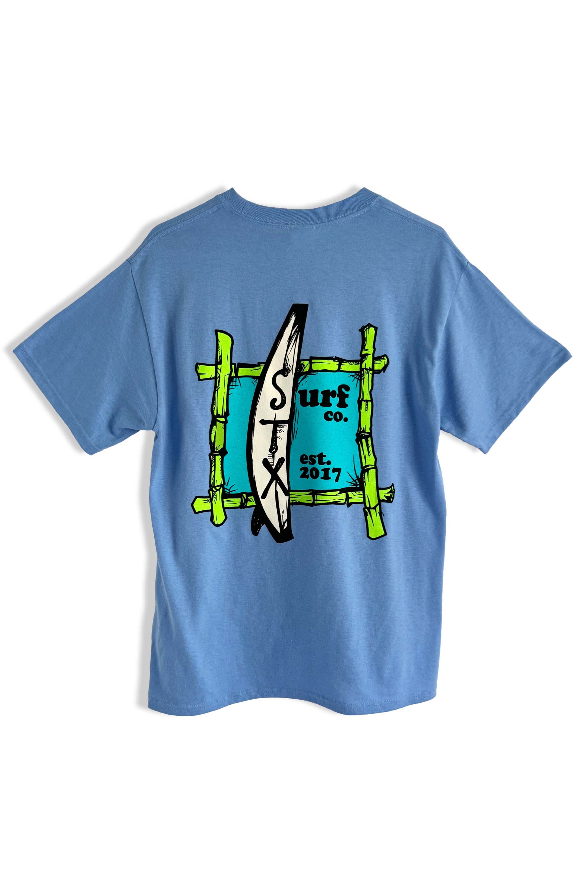 Men's STX Bamboo Surf Co. Tee | Blue – Stcroixsurf