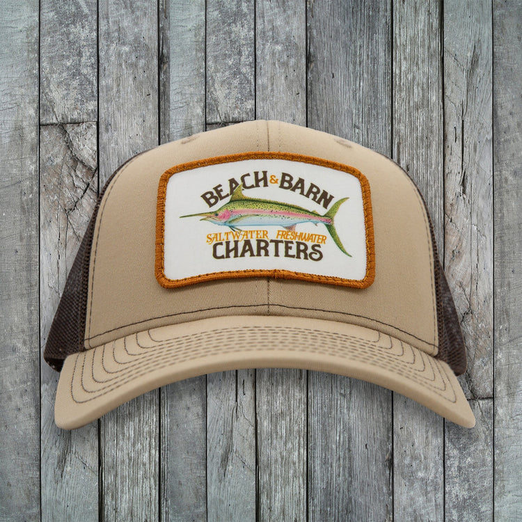 Charter Rainbow Snapback Hat | Khaki & Coffee