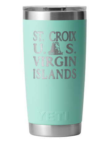 Engraved 20 oz. Tumbler | STX Mill | Seafoam