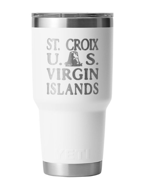Engraved 30 oz. Tumbler | STX Mill | White