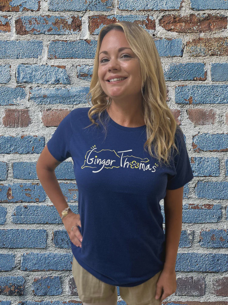 STX Ginger Thomas Tee | Navy