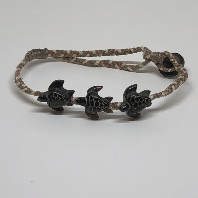 Mini Bracelet | Black Baby Sea Turtle