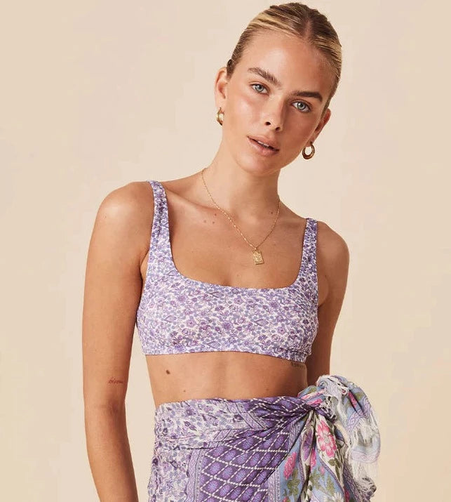 Sienna Scoop Top | Lilac