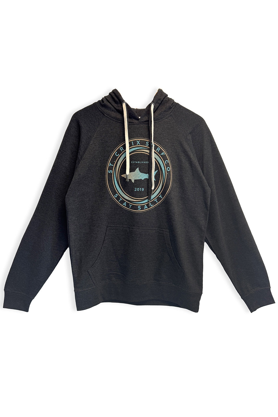そるてぃーや STX Surf Co. Stay Salty Hoodie | White – Stcroixsurf