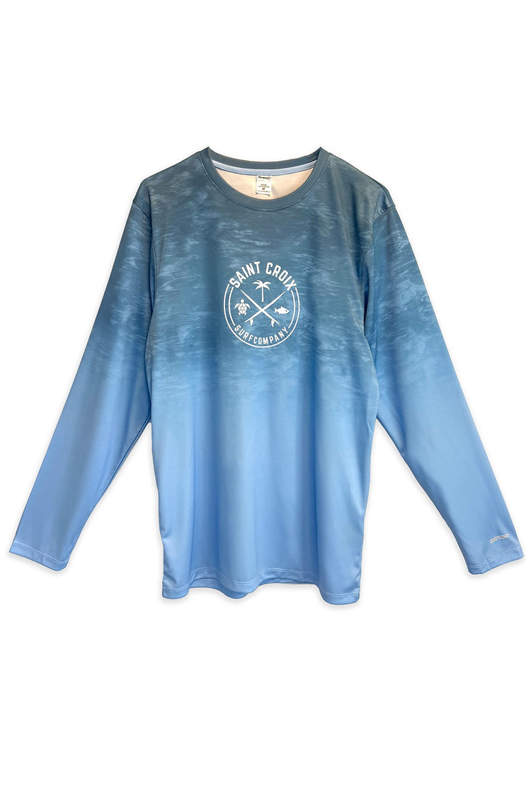Men's STX Surf Rashguard | Blue Fade