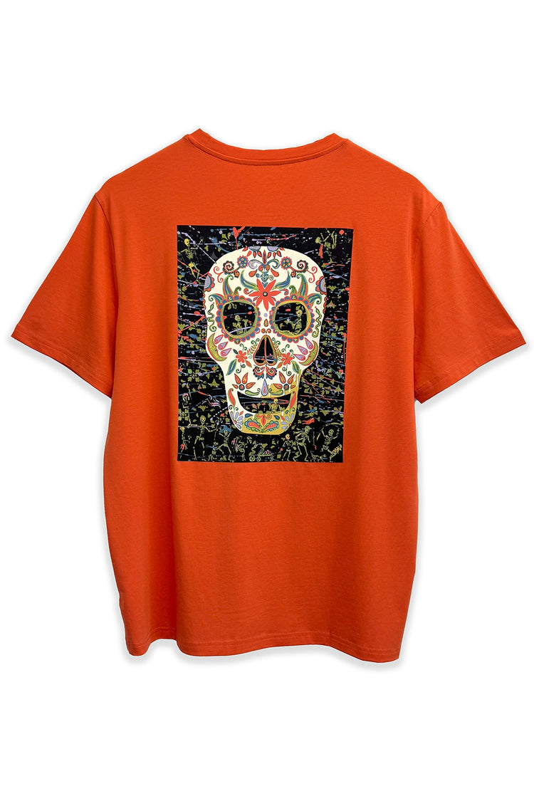 STX Surf Sugar Skull Tee | Burnt Orange