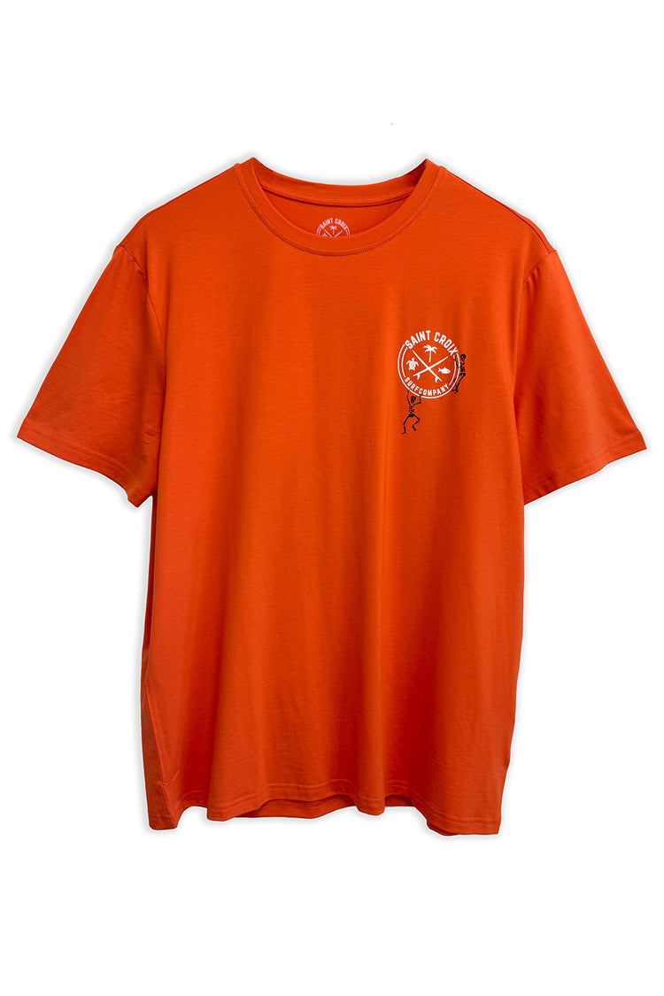 STX Surf Sugar Skull Tee | Burnt Orange