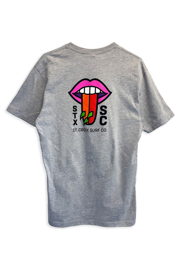STX Surf Co. Tongue Tee | Heather Grey