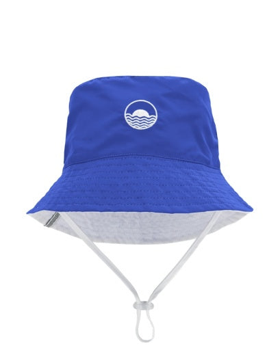 Suns Out Reversible Bucket Hat | Marina Blue
