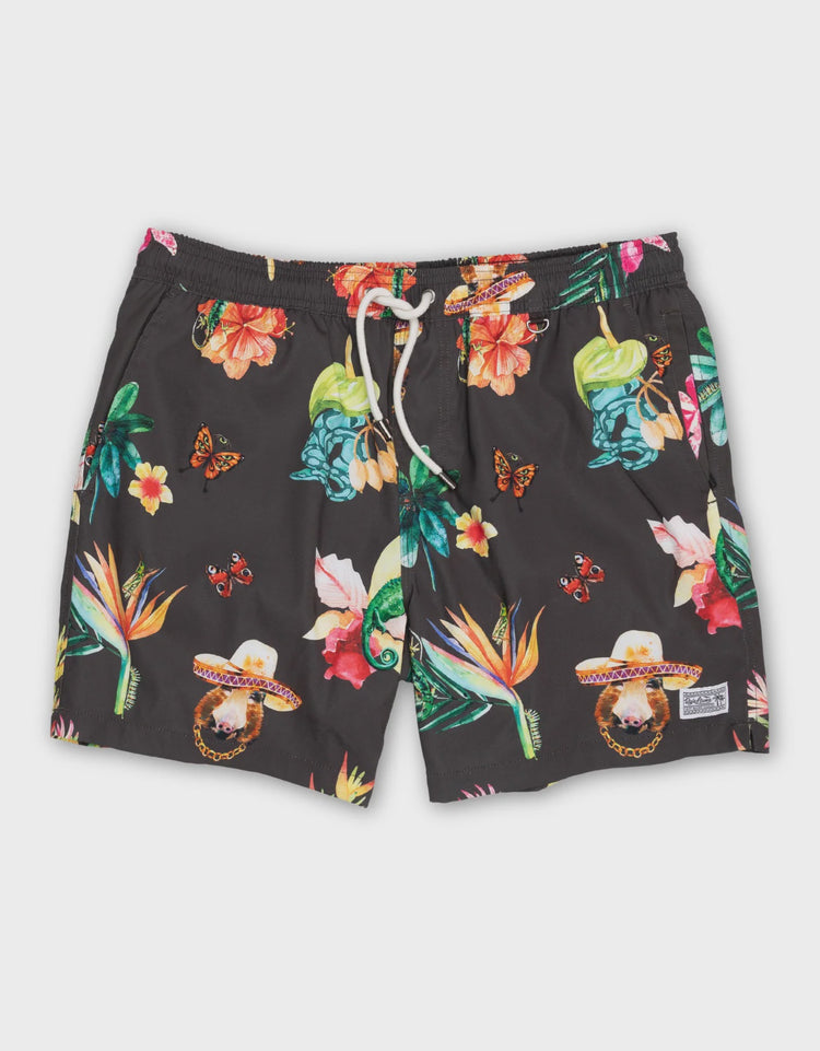 Land Before Floral | Stretch Swimsuit