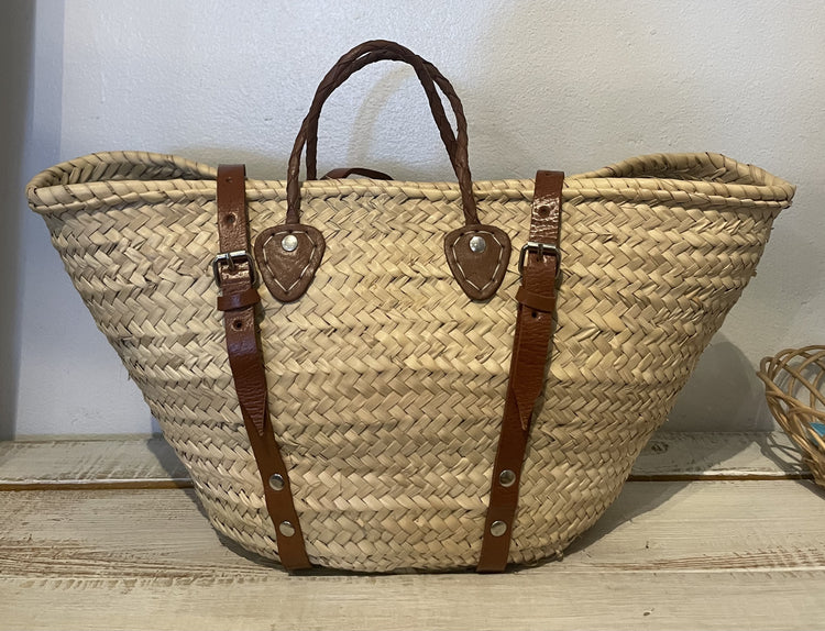 Straw Backpack Bag