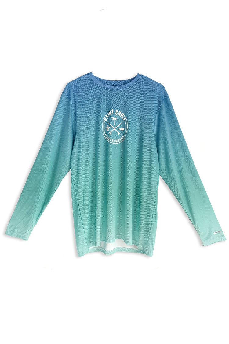 Men's STX Surf Rashguard | Blue Ombre