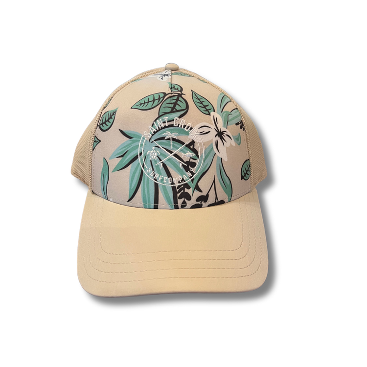 Cream Tropical STX Surf Co. Hat