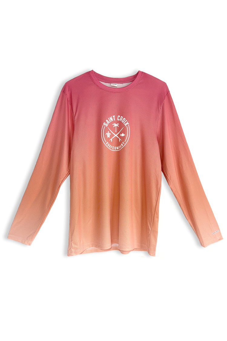 Men's STX Surf Rashguard | Red Ombre