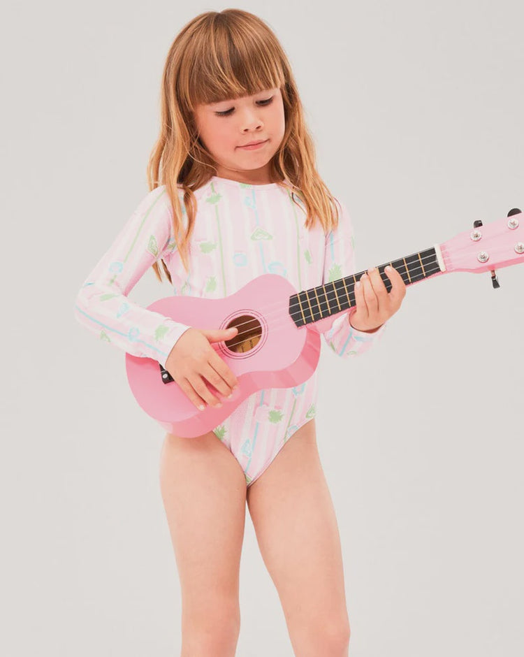 Girl's Pineapple Line Onesie