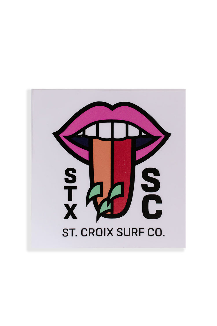 Tongue Logo Sticker