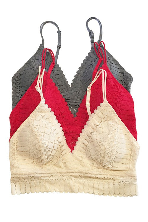 Lace Bralette | Cream