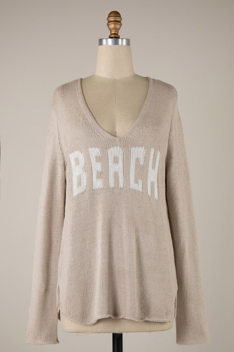 Beach Sweater | Khaki