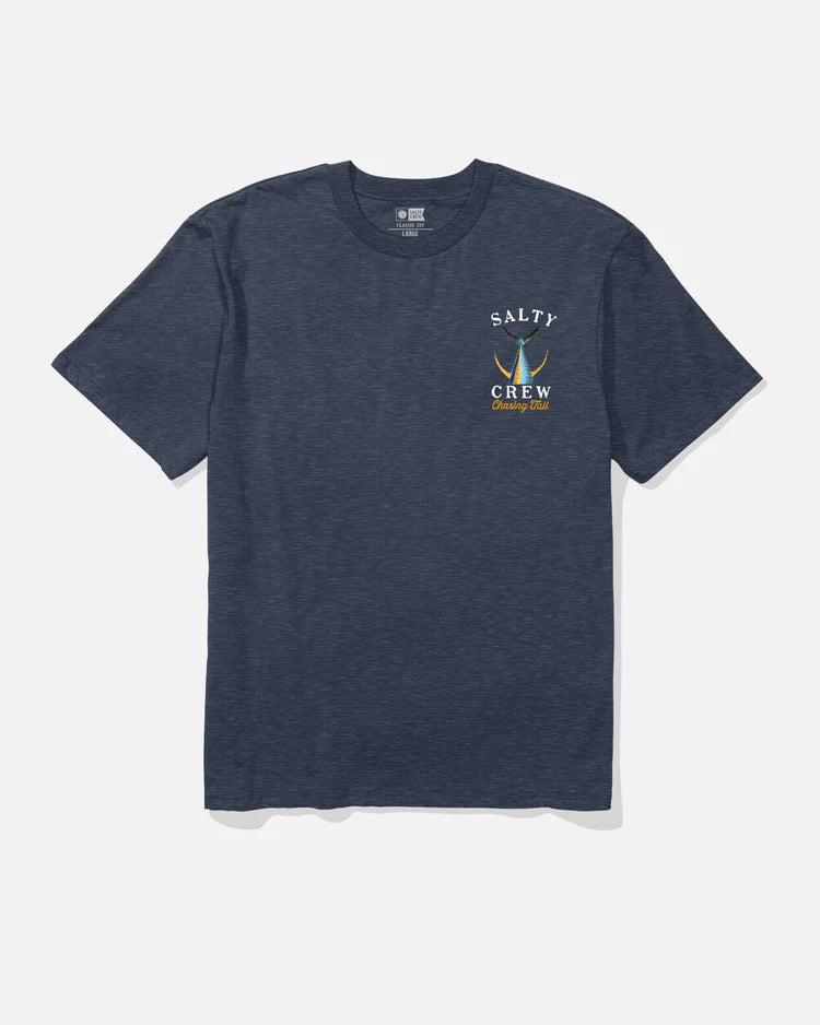 Tailed Classic Tee | Navy Heather