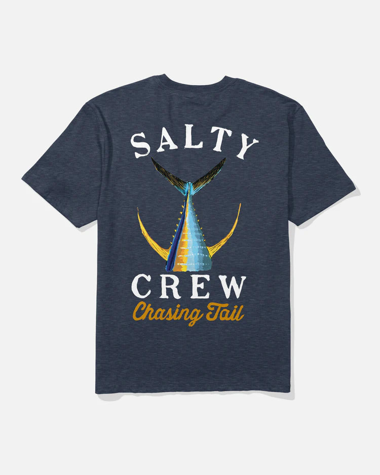 Tailed Classic Tee | Navy Heather