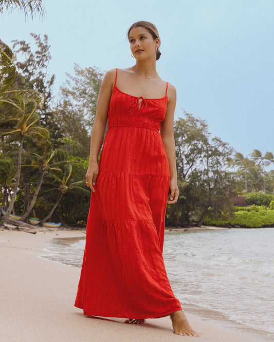 Red Aloha Maxi Dress | Red Aloha