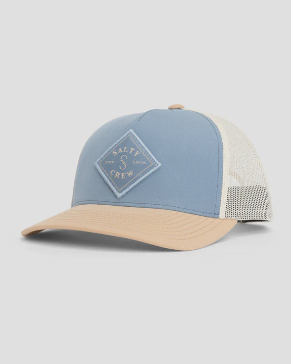 Sealine Retro Trucker Hat | Pilot Blue / Bone Brown