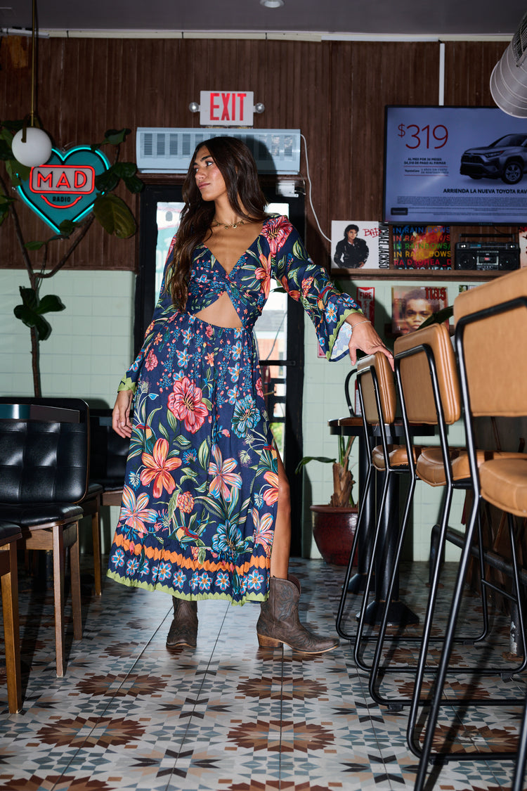 Amani Maxi Dress | Blue