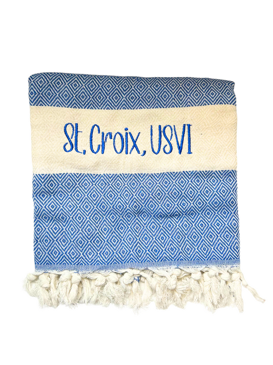 STX Turkish Towels | Chaney Blue