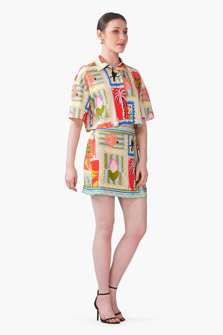 Toucan Pop Fruit Short Shirt