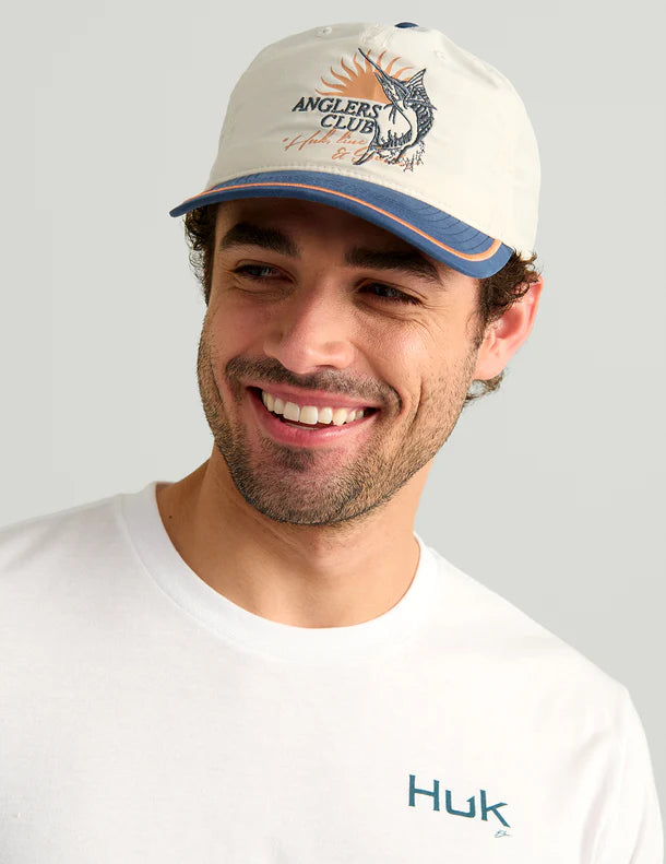 Anglers Club Snapback Hat | Egret