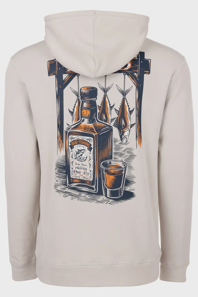 Whiskey Tuna Fleece Hoodie | Glacier