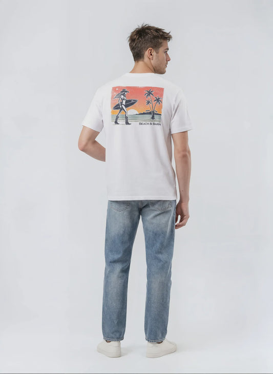 Sun Country Surf Tee | White