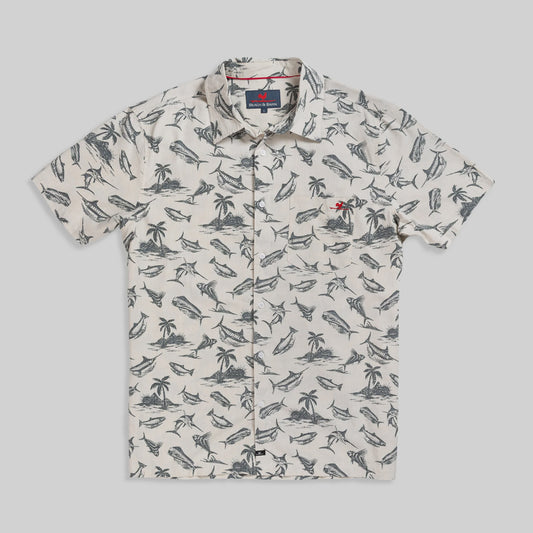 Fish Island Sport Shirt | Cream