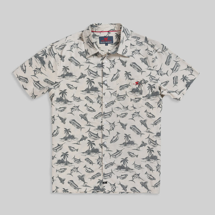 Fish Island Sport Shirt | Cream