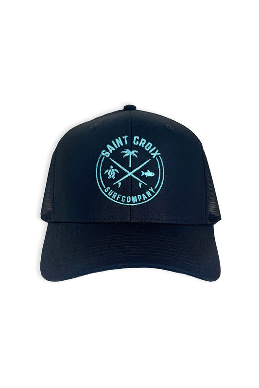 STX Surf Shop Logo Hat | Black