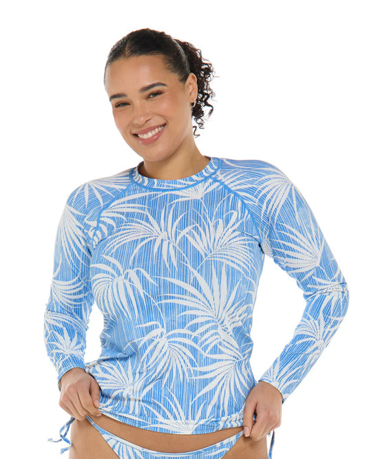 Breezy Palms Sleek Rashguard | Paradise