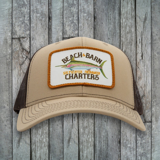 Charter Rainbow Snapback Hat | Khaki & Coffee