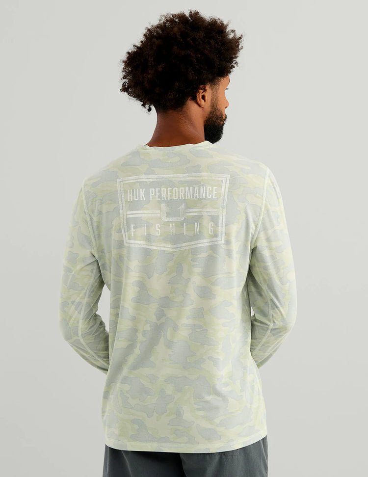 Drift Long Sleeve Performance Tee | Pale Algae