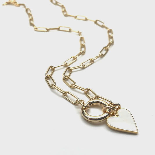 Heart Drop Necklace