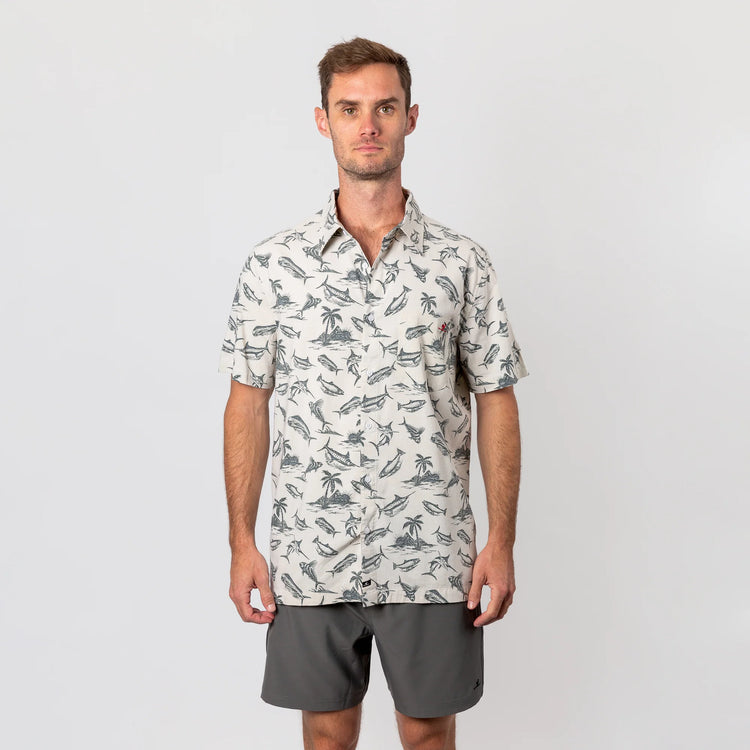 Fish Island Sport Shirt | Cream