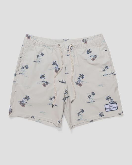 Salty Brew Volley Short | Bone