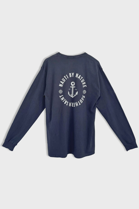 Nauti By Nature LS Tee | Nauti Navy