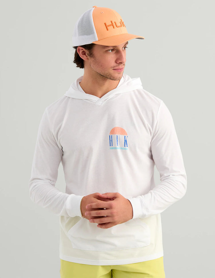 Ocean Club Hoodie Tee | White