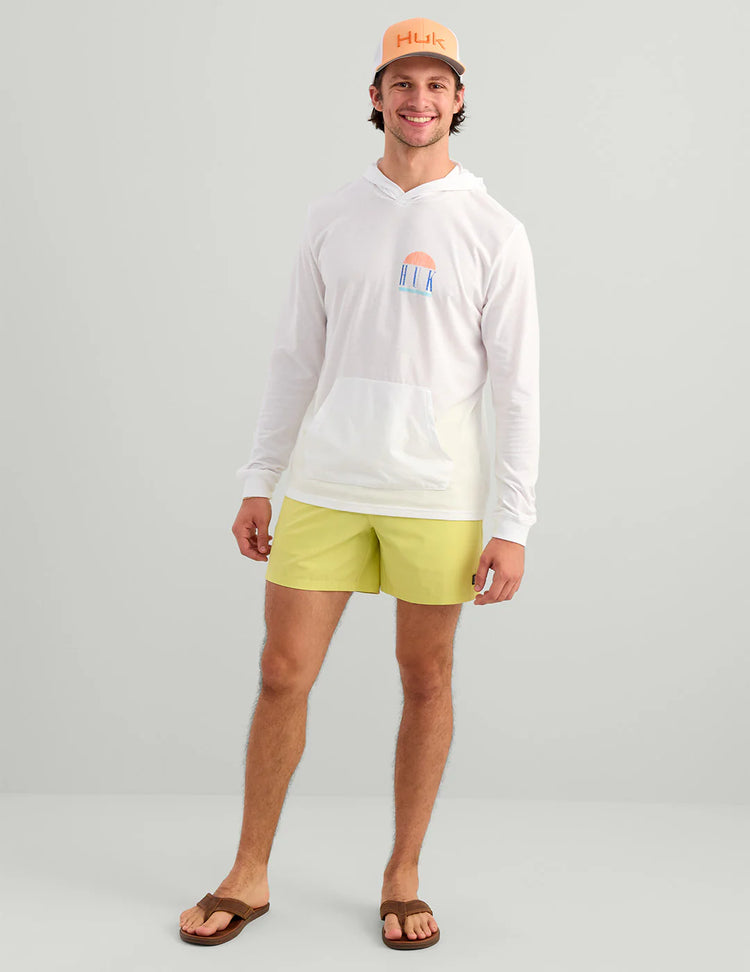 Ocean Club Hoodie Tee | White