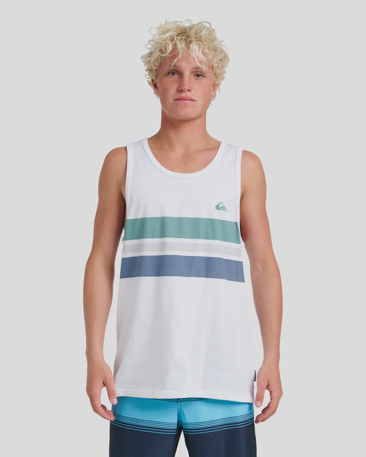 Og Stripe Tank | White