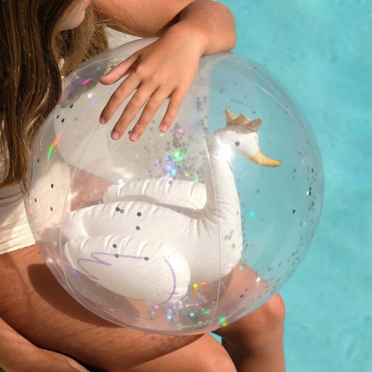3D Inflatable Beach Ball | Princess Swan