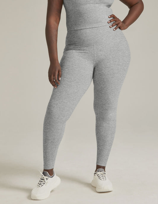 Spacedye Caught In The Midi High Waisted Legging | Gray