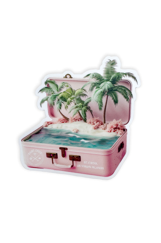 STX Palm Tree Passport Sticker