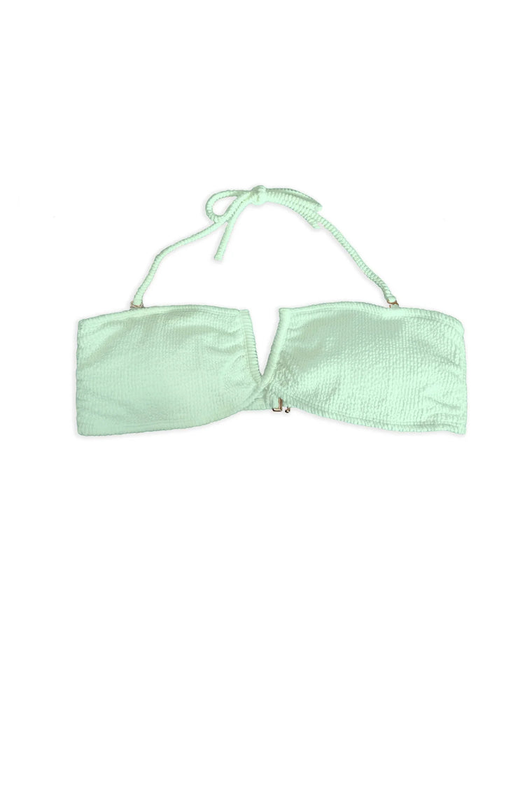 V-Wire Bandeau Bikini Top | Mint