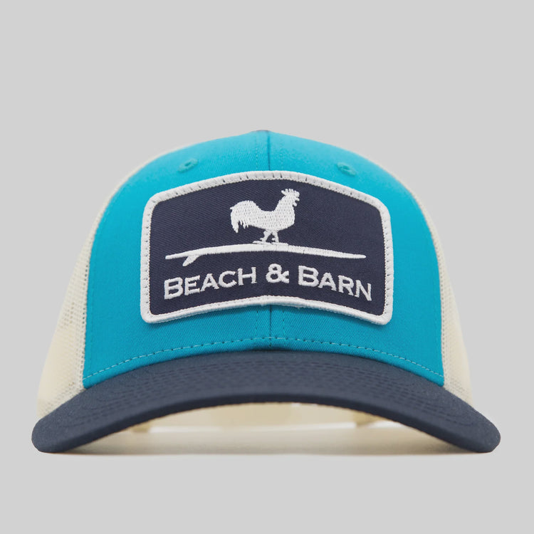 Kids Hard Work Snapback Hat | Blue Teal